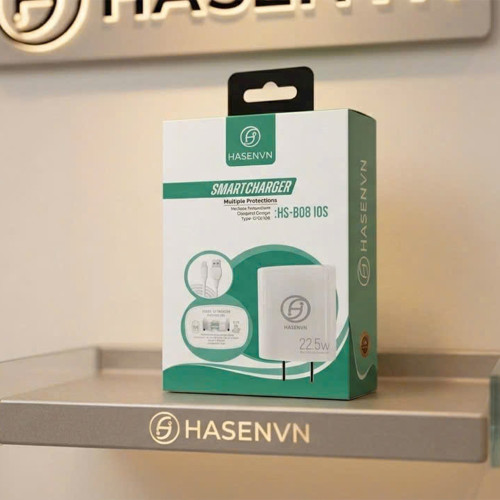 Bộ Sạc 22.5W Hasenvn - HS B08 IOS