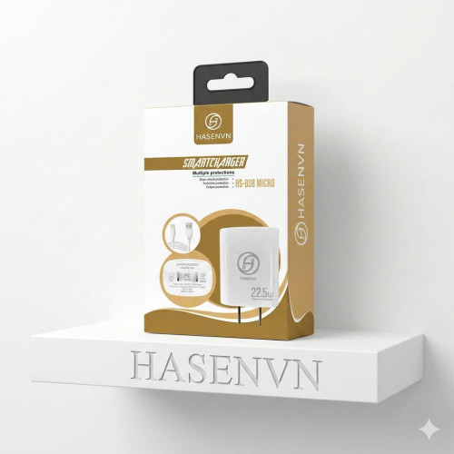 Bộ Sạc 22.5W Hasenvn - HS B08 Micro(v8)