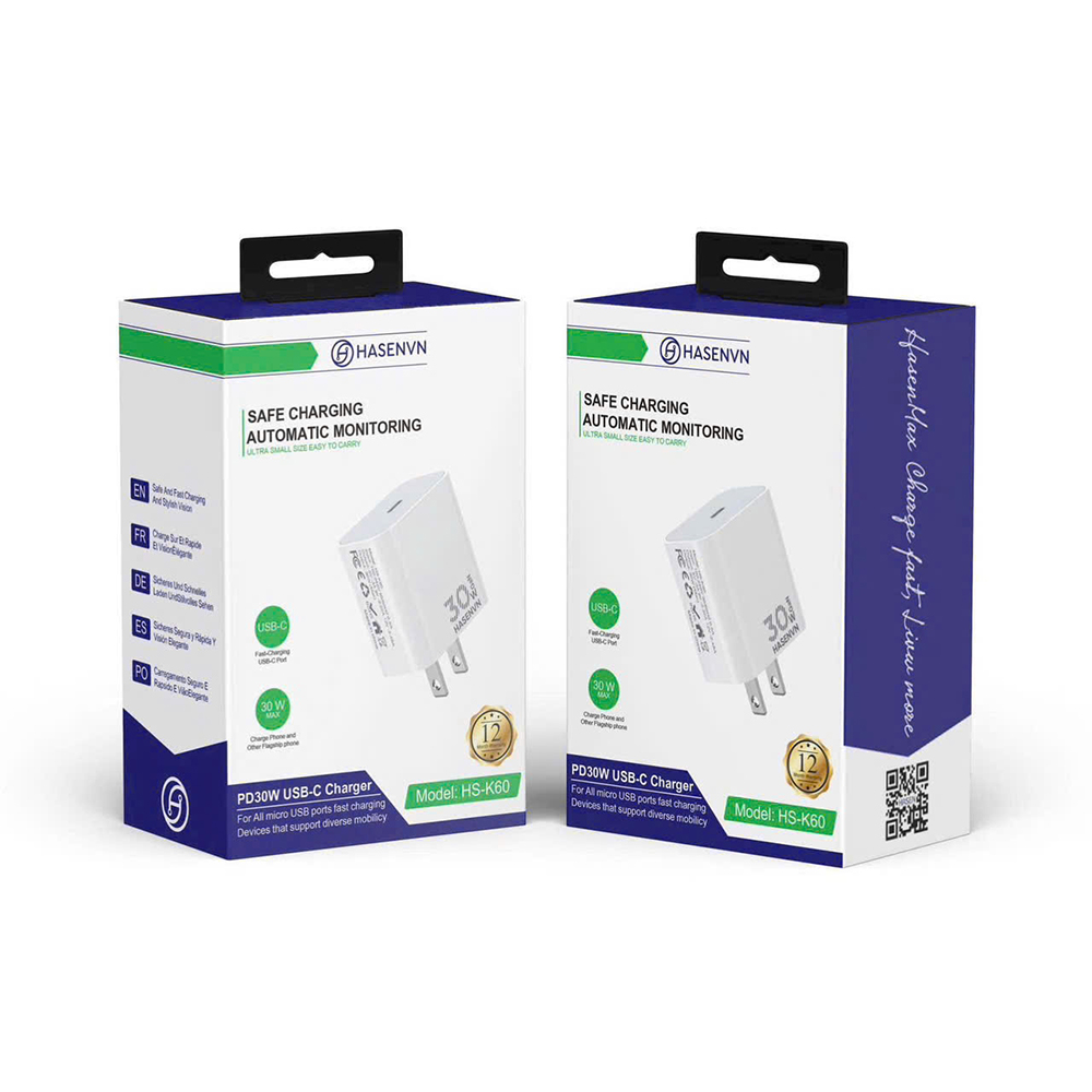 Củ Sạc 30W - HS K60 Củ Sạc 30W - HS K60