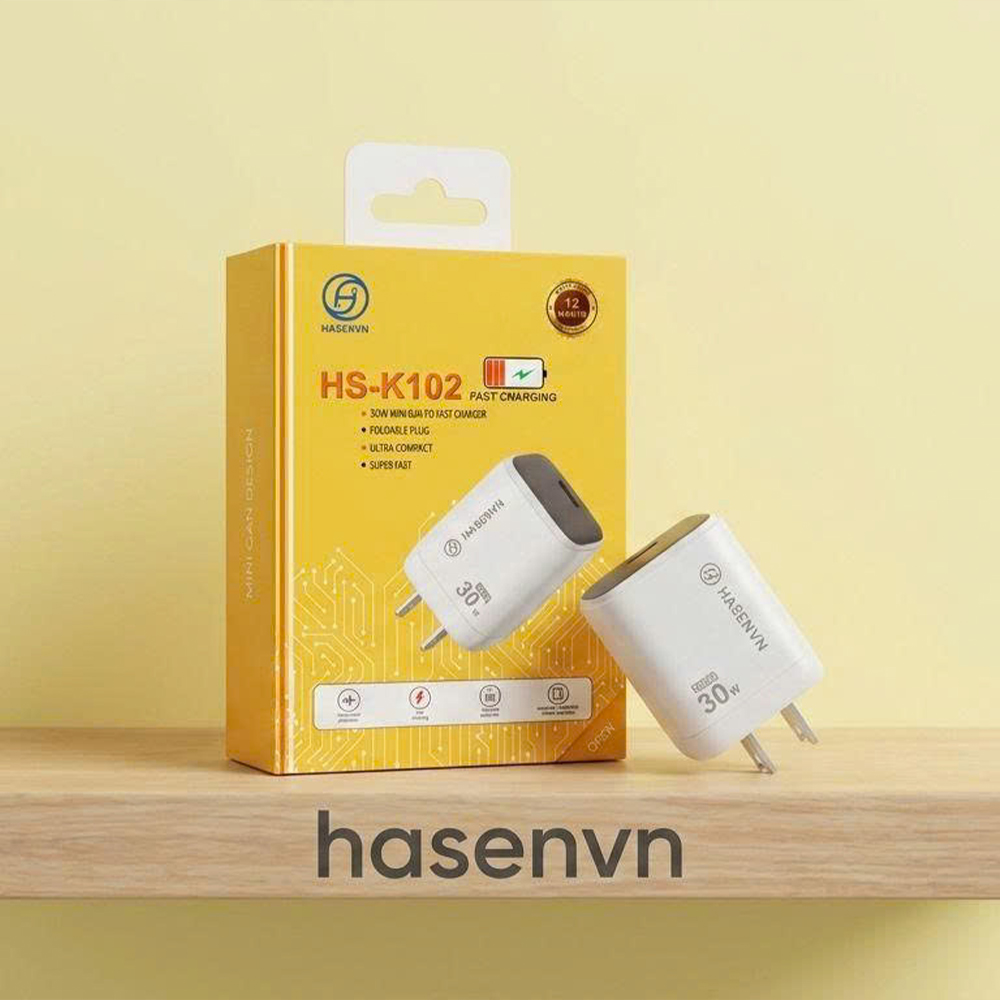 Củ Sạc Nhanh 30W Hasenvn - HS K102 Củ Sạc Nhanh 30W Hasenvn - HS K102
